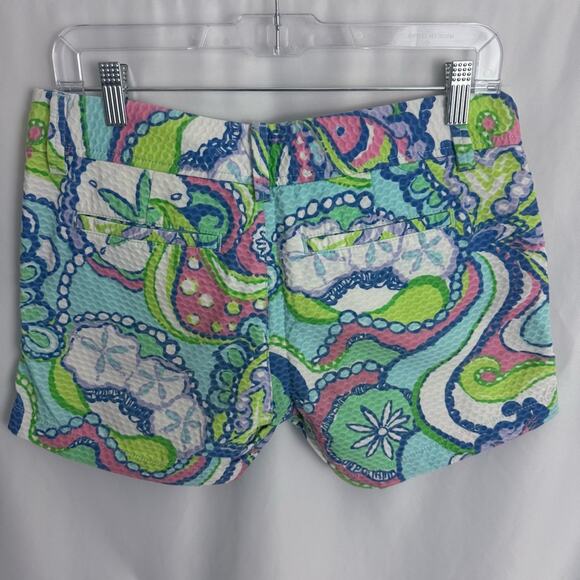 Lilly Pulitzer Textured Callahan Shorts Size 2 - Picture 6 of 10